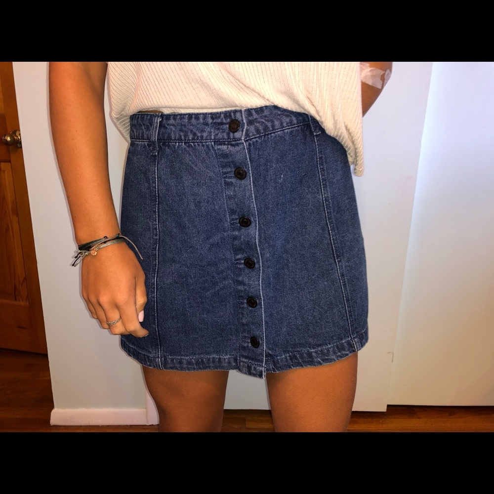 Mini Denim Skirt